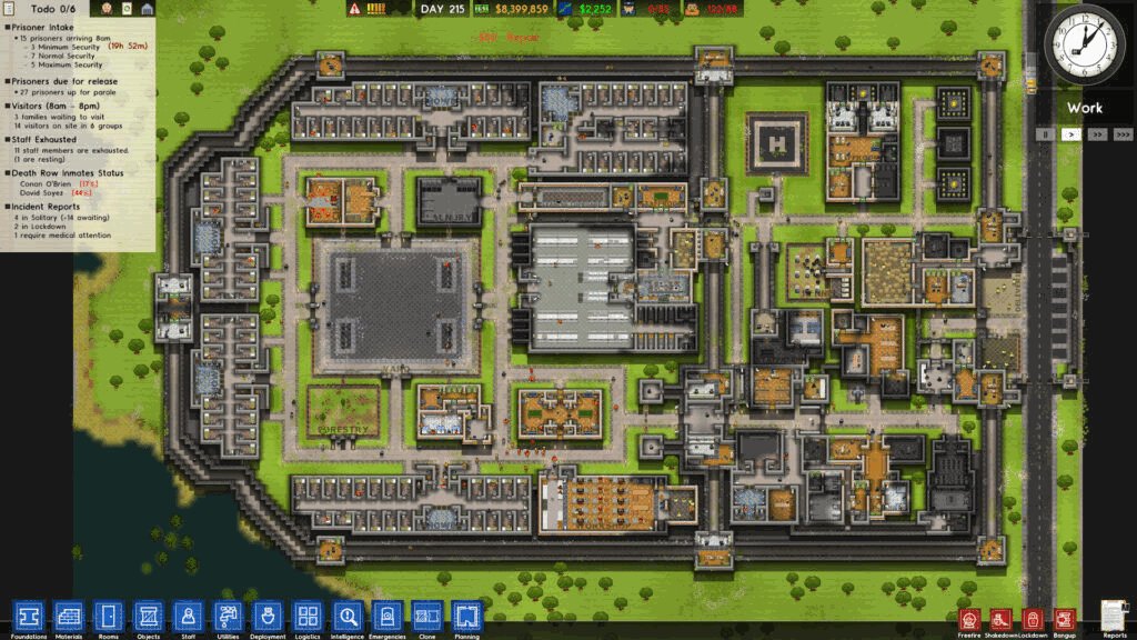 《监狱建筑师/Prison Architect》BUILD 10630057|集成DLCs|容量555MB|官方简体中文|支持键盘.鼠标|赠多项修改器|赠700人超大监狱存档-各种盘口搭建,软件开发,维护,定制