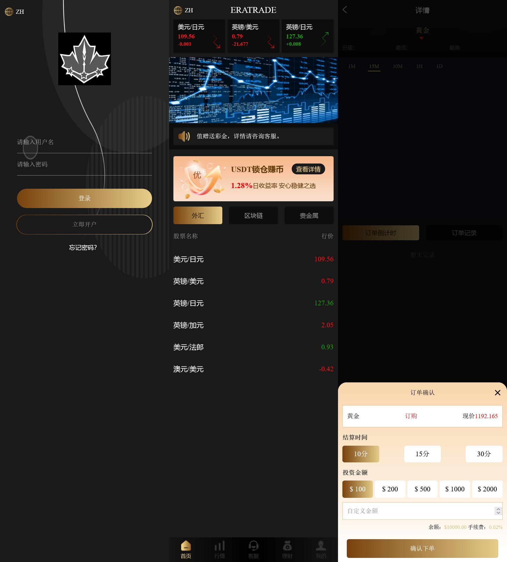多语言微交易系统/贵金属虚拟币外汇/群控单控+搭建教程-各种盘口搭建,软件开发,维护,定制
