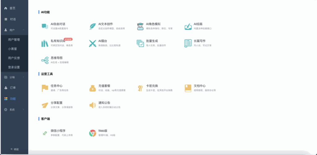 小狐狸ChatGPT智能聊天系统源码v2.7.6全开源Vue前后端+后端PHP插图4