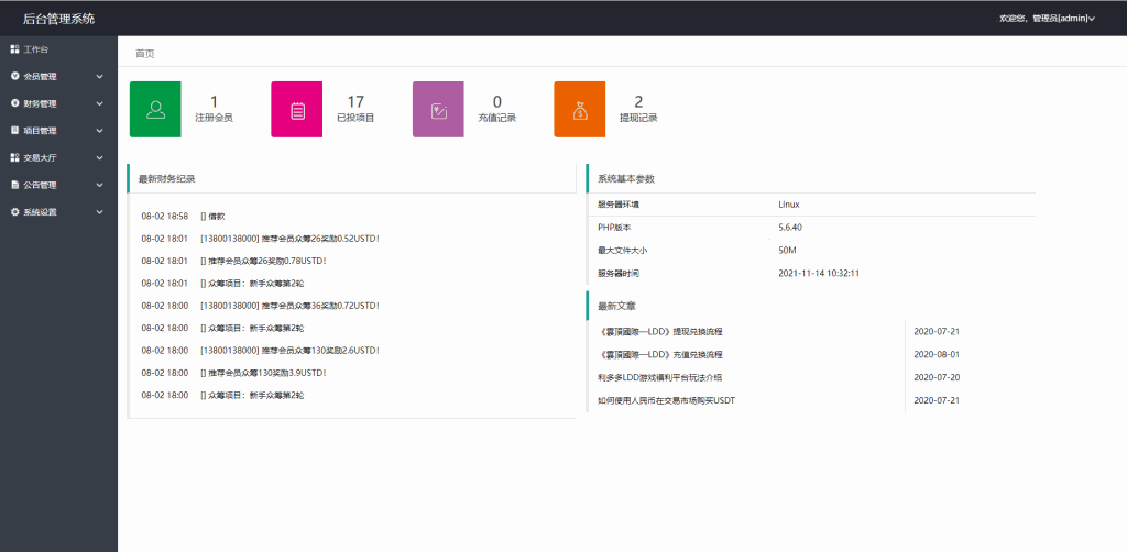 usdt众筹模式,新模式,新玩法,投资理财,众筹系统源码插图3