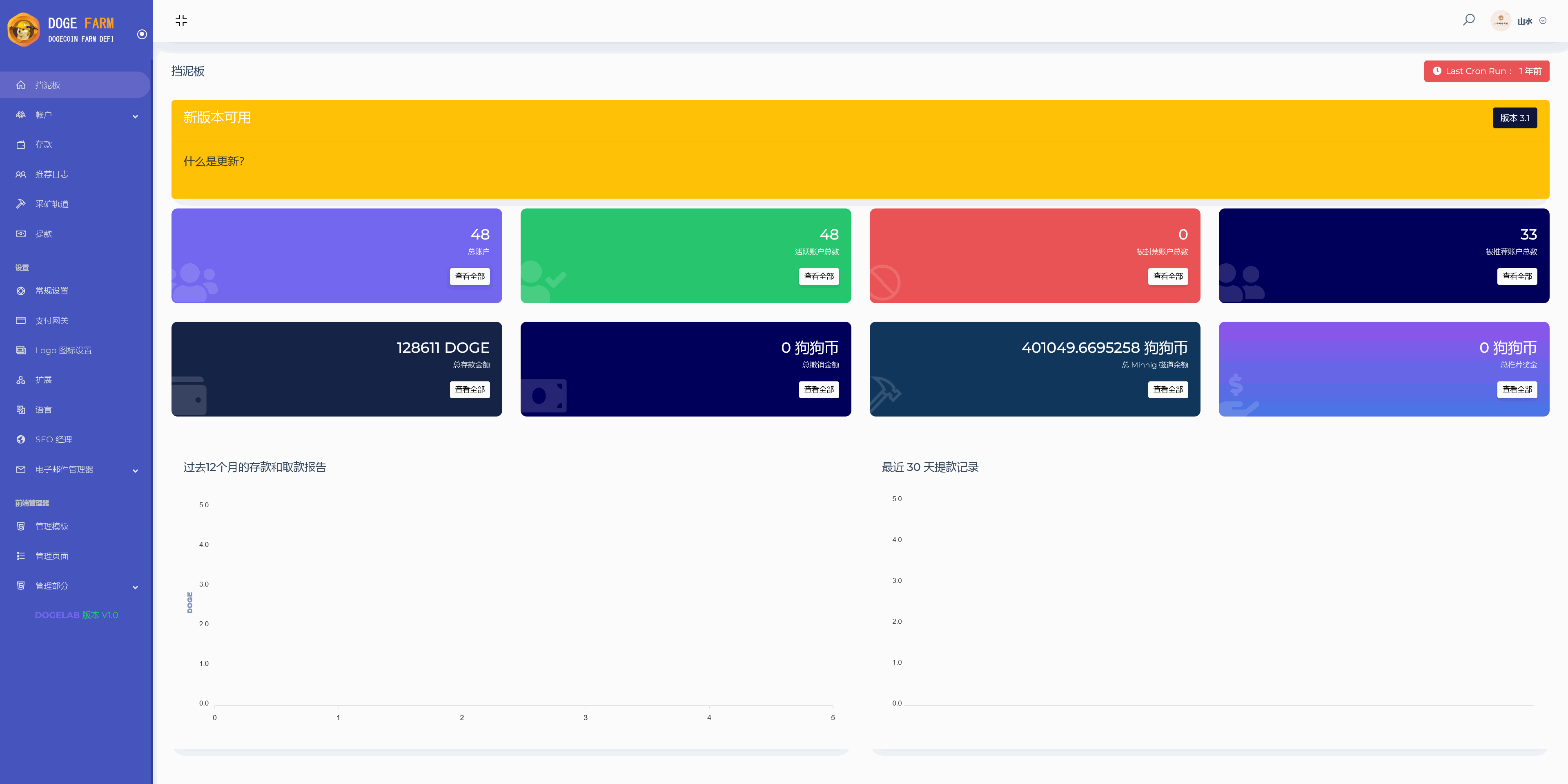 狗狗币存币生息源码/DOGE DeFi矿场/狗狗币DeFi区块链源码+搭建教程插图6