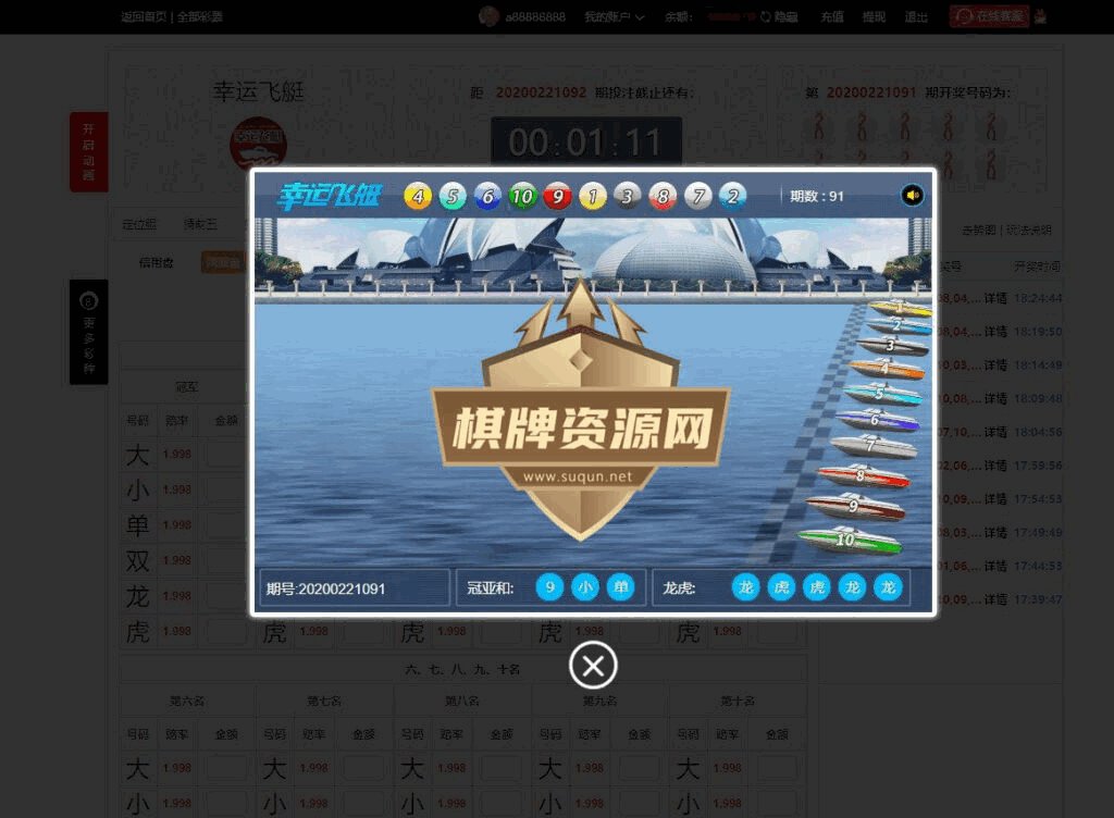 最新更新完美运营版大富二开太阳城源码组件+完整数据插图6