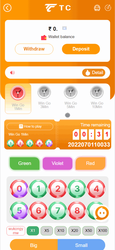 91Club海外彩票游戏源码/Win Go+5D+K3玩法插图1