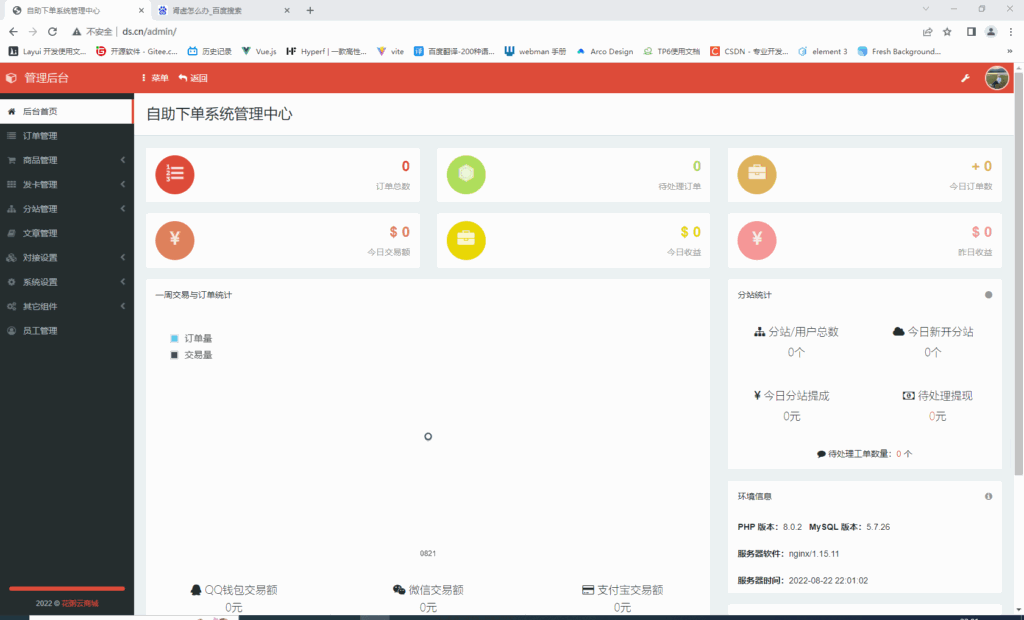 花粥云商城（硬防墙）1.1最新版本-各种盘口搭建,软件开发,维护,定制