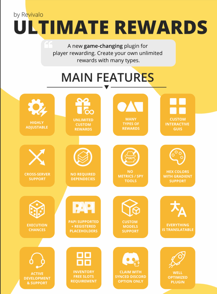 ⚡ 终极奖励 |18+ 奖励类型 [1.8 – 1.21] 2.0.0-ALPHA6插图2