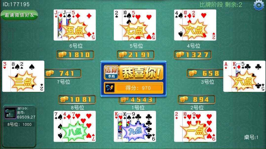 网狐单款三公/开船/撑船/百人三公棋牌组件双端APP另一套UI插图3