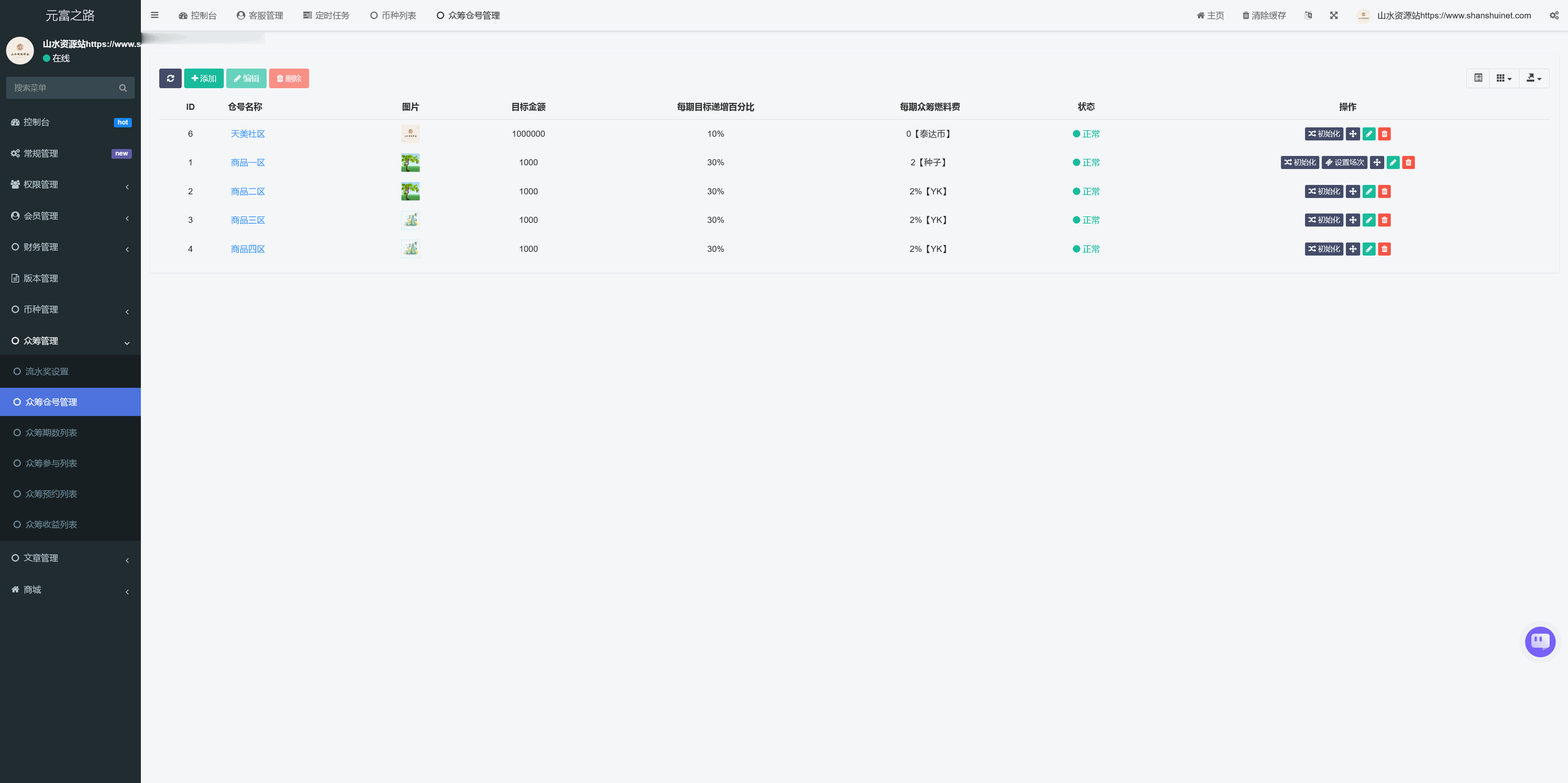 元富之路众筹商城源码/产品认购+内置商城+内置计划任务+内置在线客服系统/前端vue编译后+后端PHP+搭建教程插图9