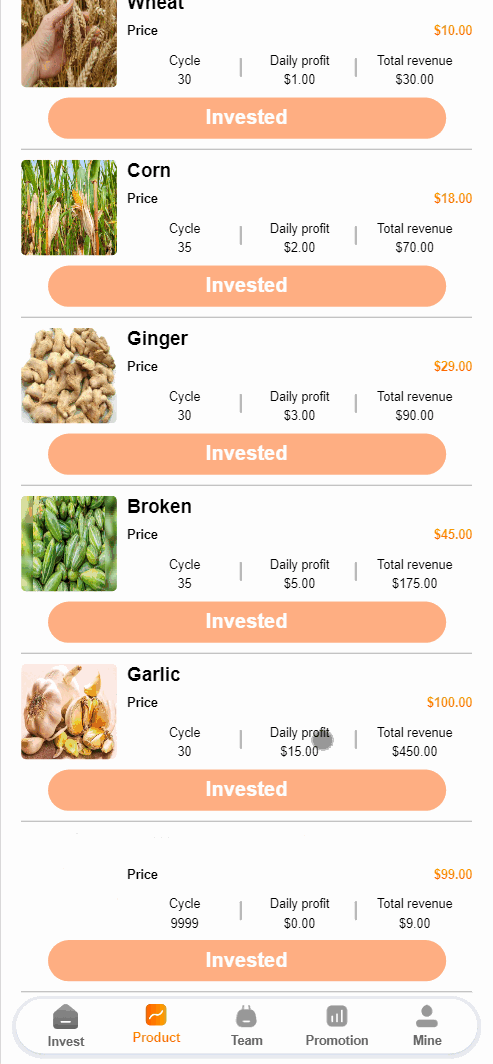 Demo Ck海外农产品投资理财源码+搭建教程插图2
