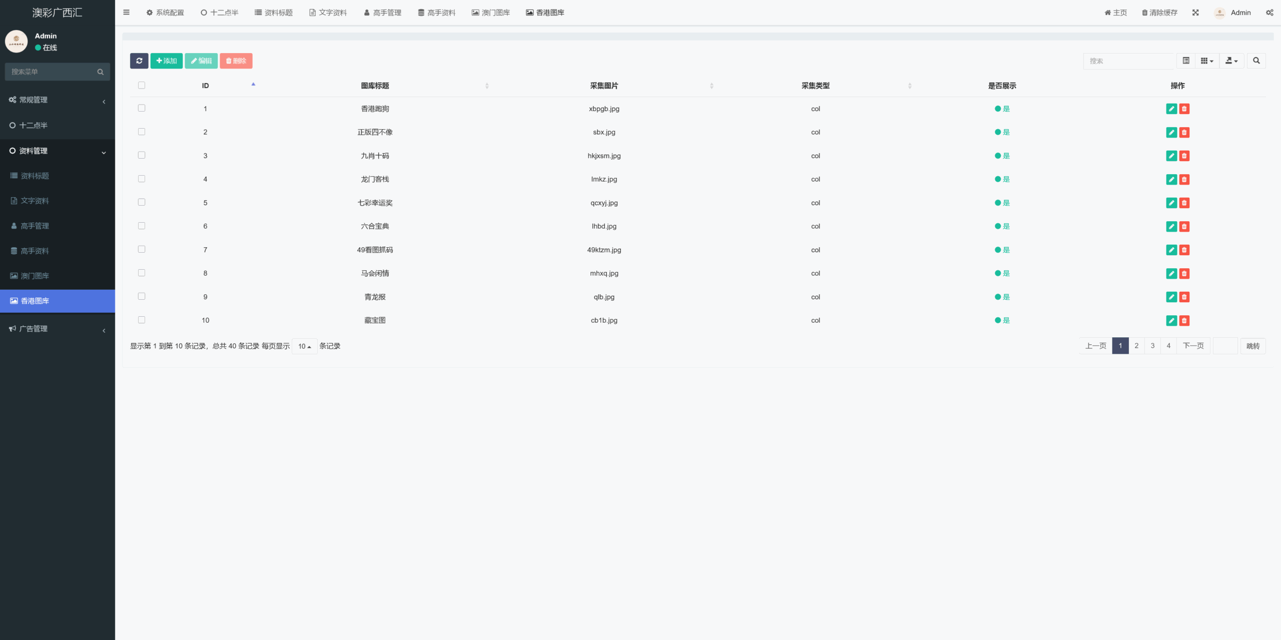 澳彩广西汇六合彩资料网/前后端开源/电脑手机自适应/私彩资料+搭建教程插图17