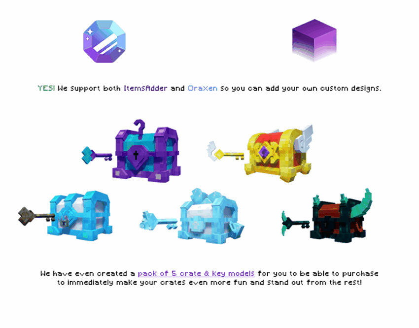 ⭐ 高级板条箱 ⭕ 17 高级动画 ✅ 自定义物品支持 ✅ 游戏内编辑器 ✨ 30% 促销 ⏳ 4.0.3插图4