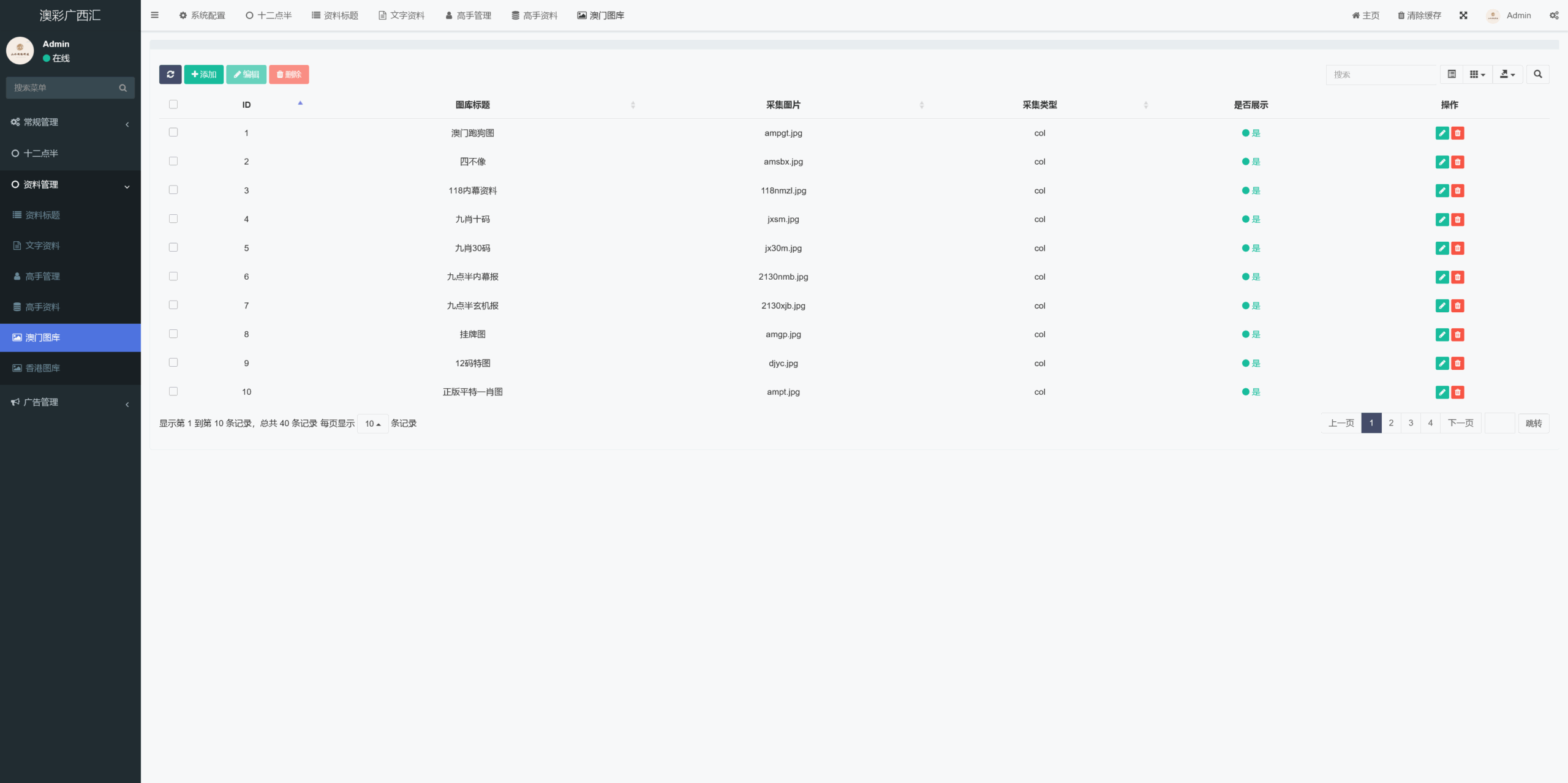 澳彩广西汇六合彩资料网/前后端开源/电脑手机自适应/私彩资料+搭建教程插图15