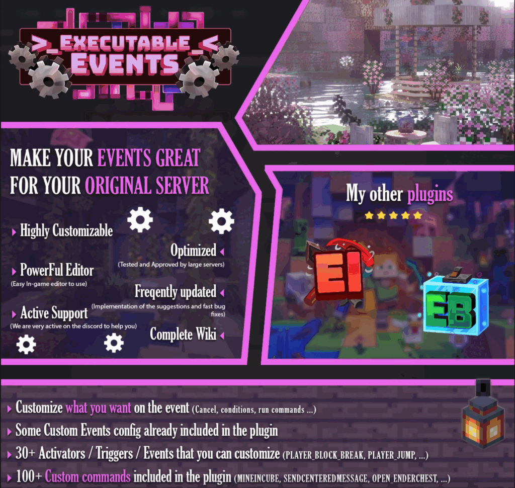 自定义事件插件 – ExecutableEvents 3.24.7.18 [1.8-1.21]插图3