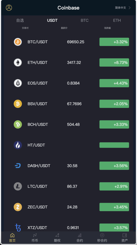 MOODY’S多语言交易所源码/币币交易+期权交易+秒合约交易+永续合约+交割合约+新币申购+投资理财/前端uniapp纯源码+后端PHP插图1