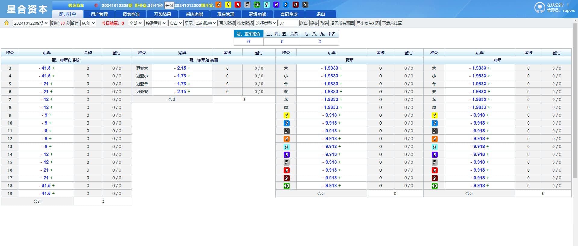 SG系统双赢后台可AB盘现金切换+返水采集全部修复+多级代理后台插图9