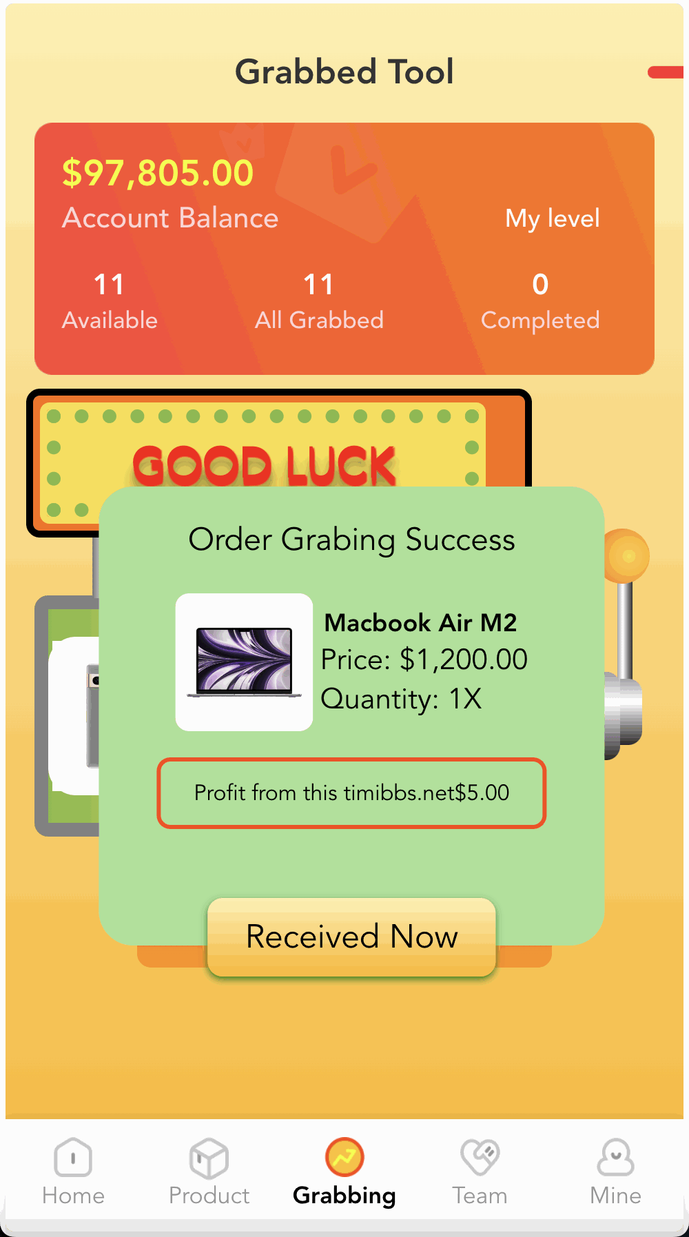 grabVIP超市刷单抢单源码/海外超市商城购物刷单投资理财源码/前端html+后端PHP+搭建教程插图2