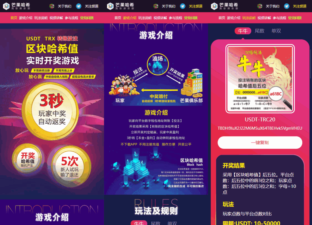 哈希值竞猜源码纯合约的返奖辛运哈希源码-各种盘口搭建,软件开发,维护,定制