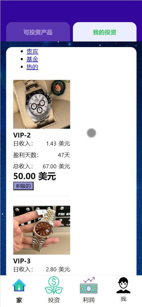 Rolex海外奢侈品投资理财源码+搭建教程插图2