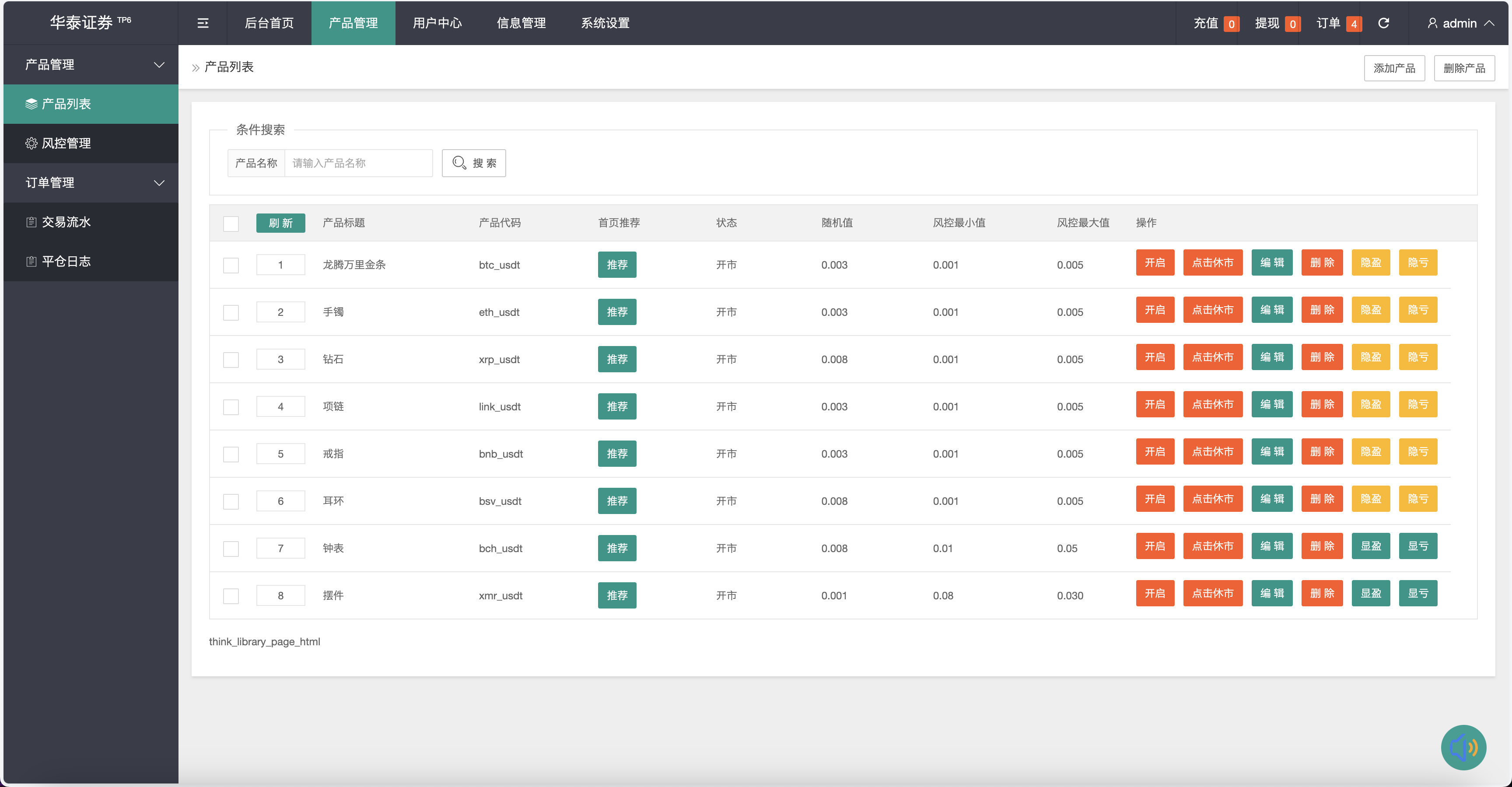 周大福微盘UI二开版/单控全控+改单/前端html+后端PHP+搭建教程插图10