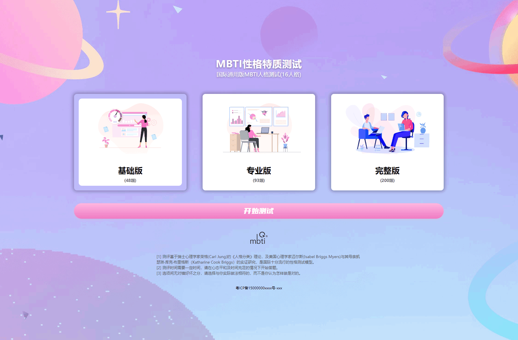 MBTI十六型人格职业性格测试完整版插图1