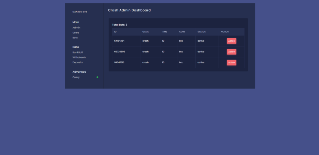 海外爆点游戏/竞猜下注游戏/带聊天室/机器人/BTC充值插图1
