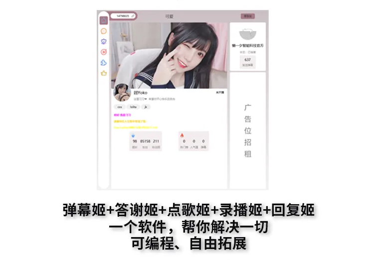 B站/抖音直播万能场控机器人-各种盘口搭建,软件开发,维护,定制