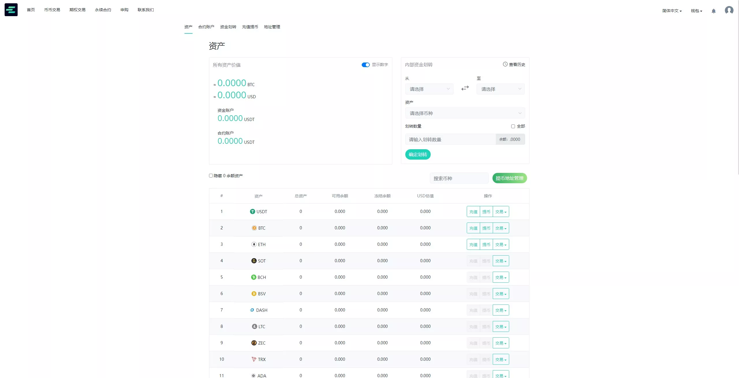 【运营版海外交易所】期权交易+合约交易+多语言申购交易所插图10