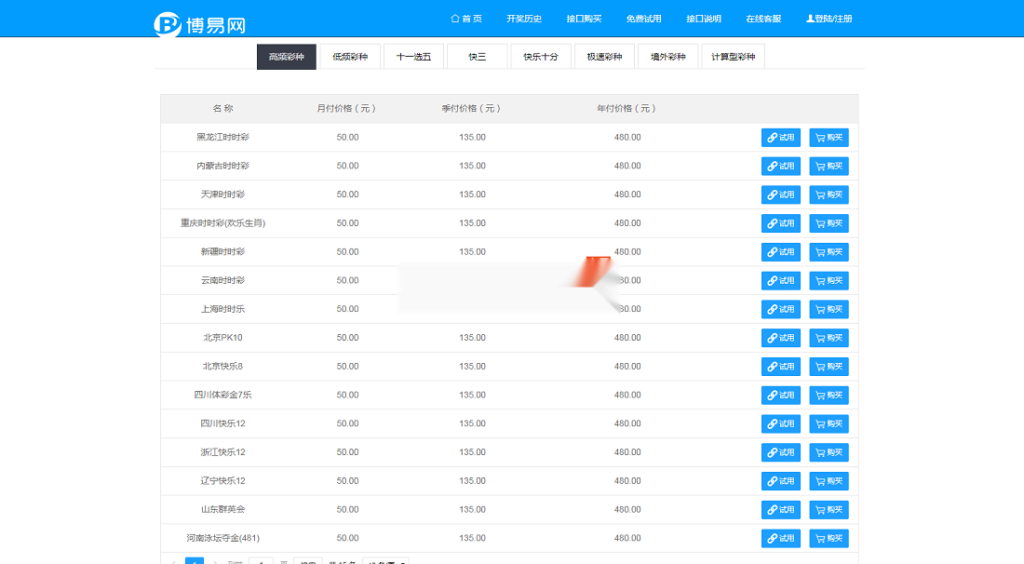 博易开奖网调用平台Xml,Json开奖API数据开彩网采集接口插图1