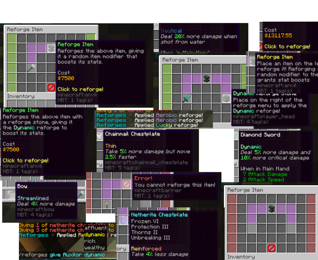 重铸 ⭕ 创建自定义 重铸 ✅ 物品修改器 ✨ 重铸石头， GUI， NPC 支持 6.65.0插图8