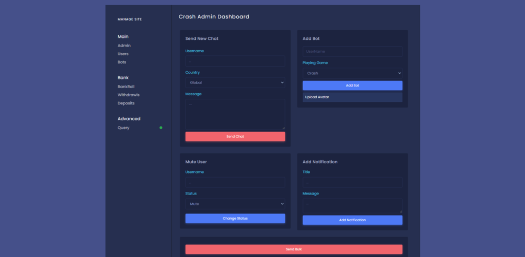 海外爆点游戏/竞猜下注游戏/带聊天室/机器人/BTC充值插图2