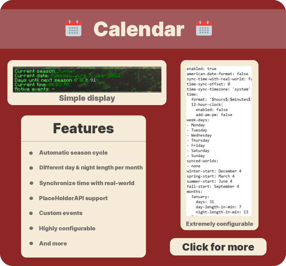 现实季节 |1.16.3-1.20.6 |Minecraft世界中的季节 |有温度和日历！10.9.0插图8