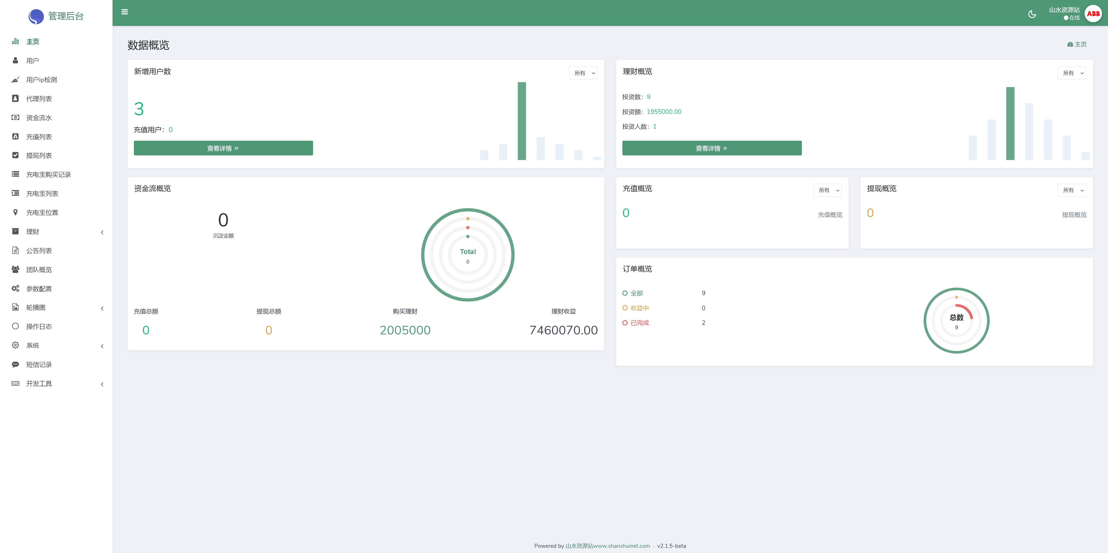 ABB双语言共享充电宝投资理财源码/五级分销返利+地图显示模式+搭建教程插图12
