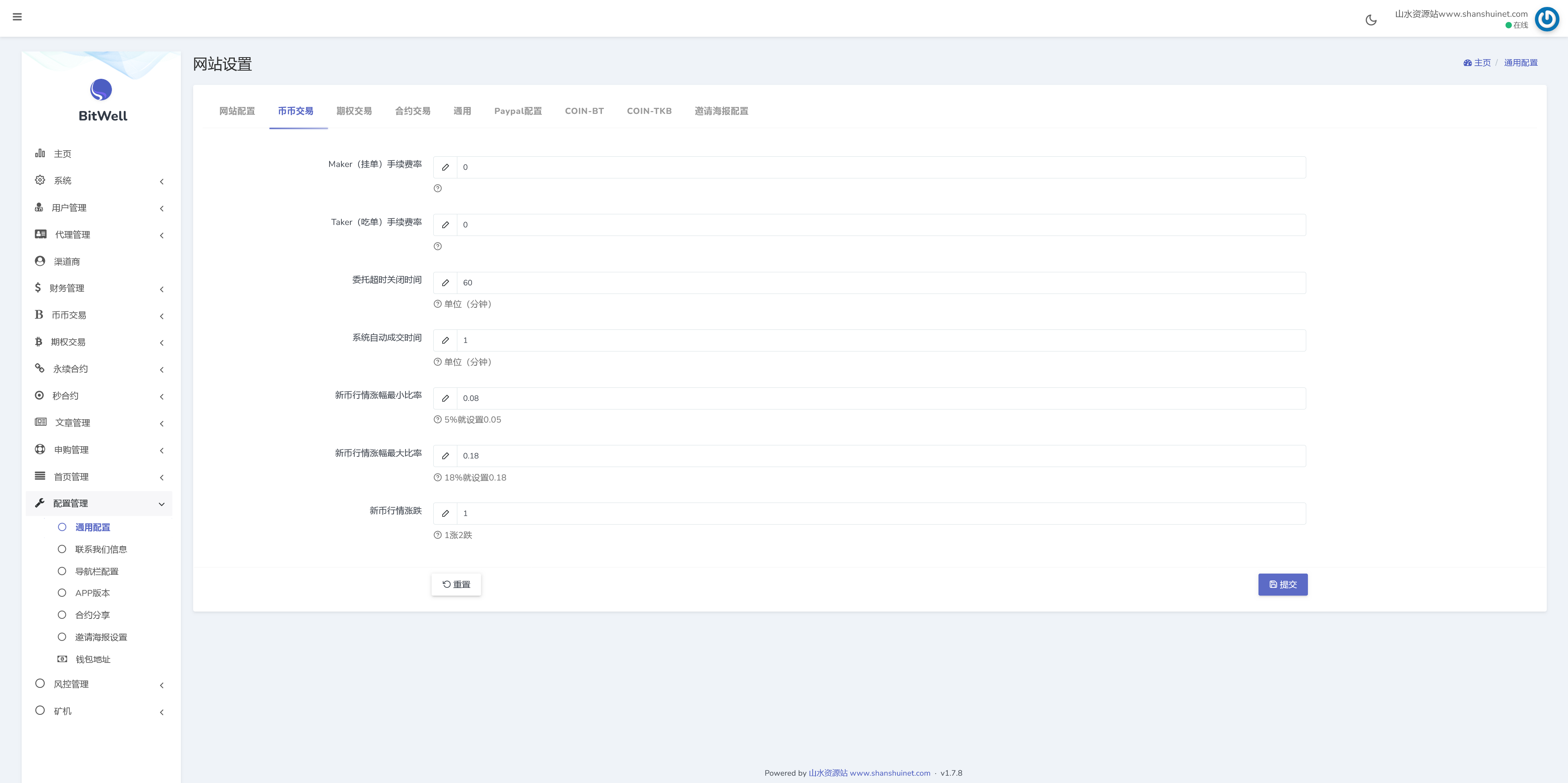 全开源BitWell多语言交易所源码/OTC+币币交易+永续合约+期权交易+风控+申购+秒合约交易+代理渠道商/前端uniapp+后端php+搭建教程插图22