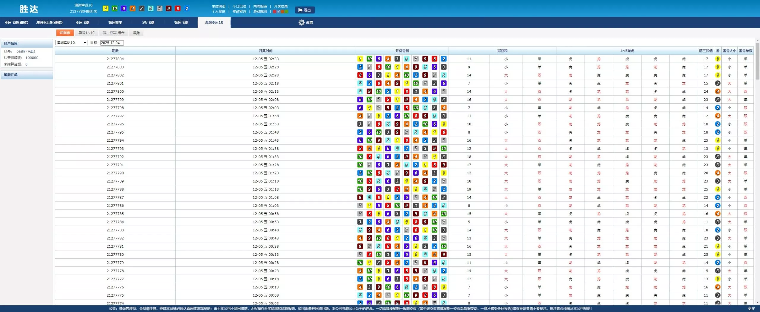 【NET版本SG138】多彩种带番摊+多平台管理+可独立分配+智能控杀插图11