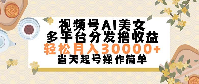 视频号AI美女，轻松月入30000+,操作简单轻松上手-各种盘口搭建,软件开发,维护,定制