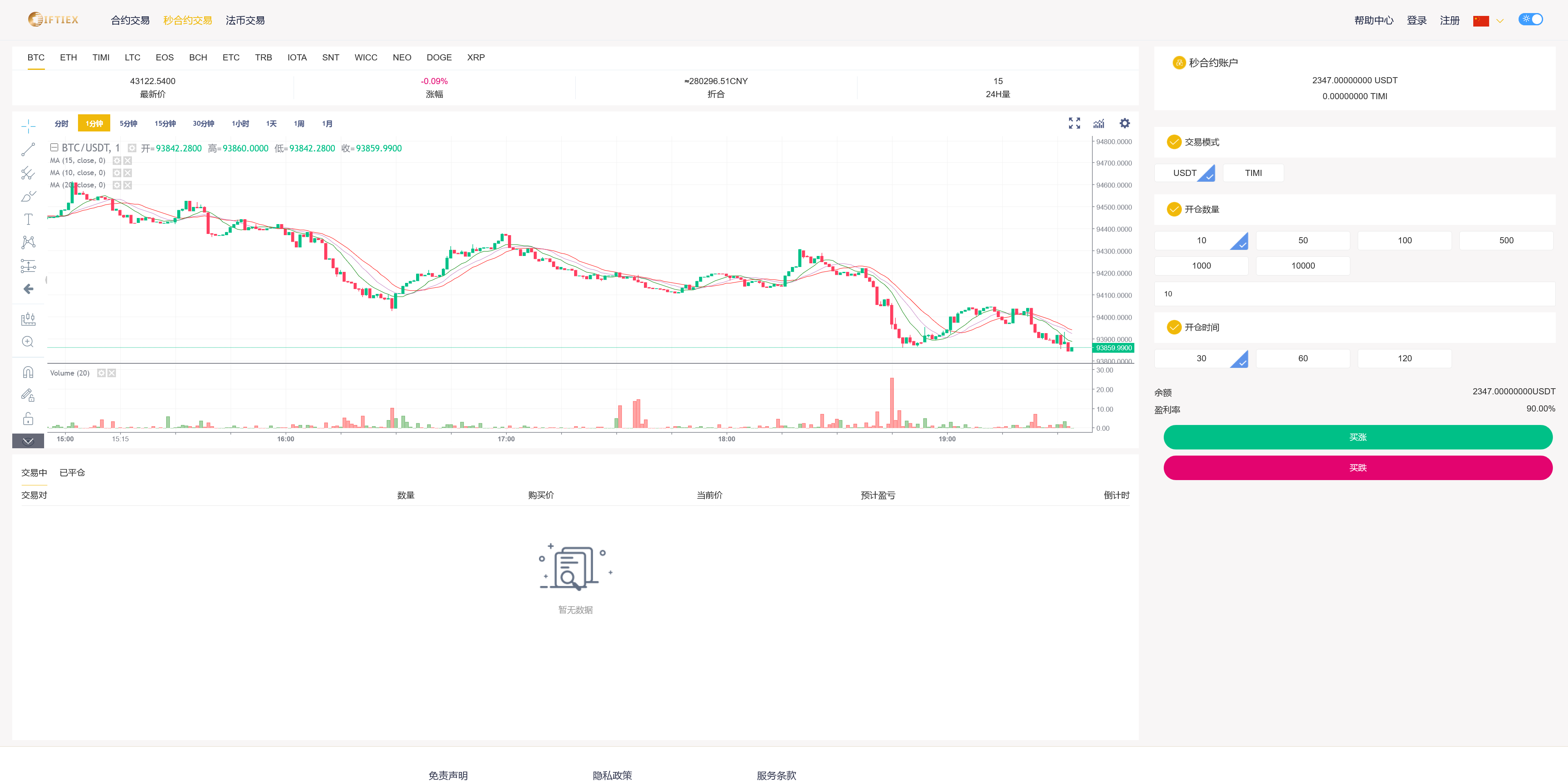BBuCoin多语言交易所/币币交易+期权交易+秒合约交易+合约交易+机器人+平台币发行+行情控制+行情k线预设+跟投分析+完整教程插图24