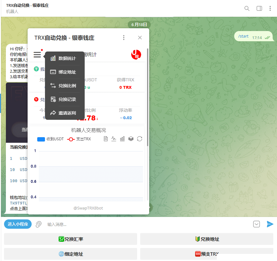 TRX自动兑换机器人源码+搭建教程插图2