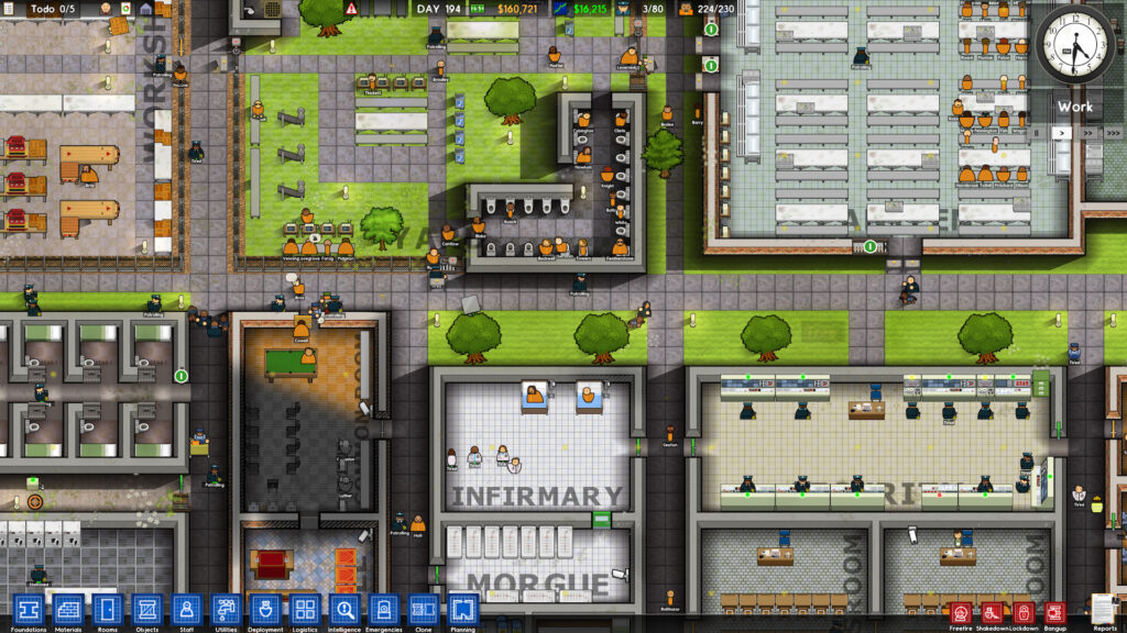 《监狱建筑师/Prison Architect》BUILD 10630057|集成DLCs|容量555MB|官方简体中文|支持键盘.鼠标|赠多项修改器|赠700人超大监狱存档插图3
