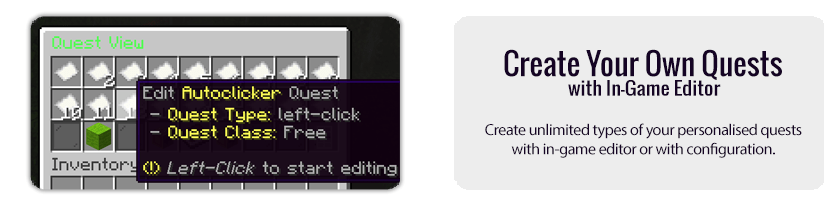 1.17 – 1.20.6 ⭐ BattlePass ⭐ 50+ 任务，无限可自定义任务 ⚔️ GUI 编辑器 ⭐ 4.4.7插图10