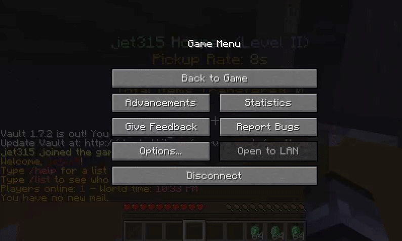 JetsHoppers |数据统计 |图形用户界面 |过滤器 |友情链接 |全息图 |1.8 – 1.20 支持 3.4.3插图4