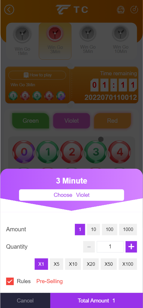 91Club海外彩票游戏源码/Win Go+5D+K3玩法插图2