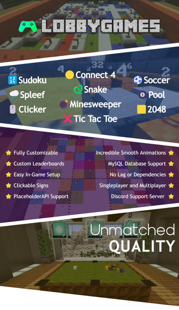 大厅游戏 [1.8.x-1.20.x] ✅ 高品质迷你游戏 ✅ 100%可✨定制 新游戏发布 1.5.9-各种盘口搭建,软件开发,维护,定制