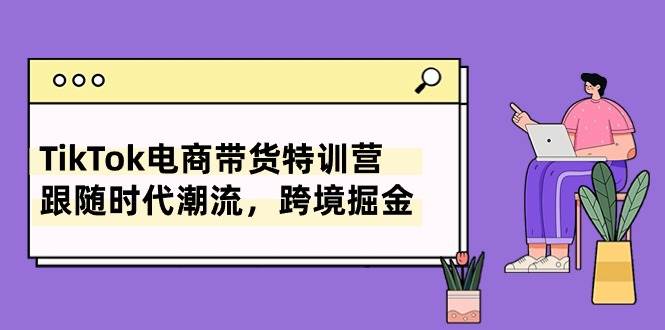 TikTok电商带货特训营，跟随时代潮流，跨境掘金（8节课）-各种盘口搭建,软件开发,维护,定制