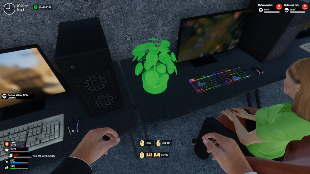 《网吧&超市模拟器2024/Internet Cafe and Supermarket Simulator 2024》V0.1.A6官中简体|容量2.16GB-各种盘口搭建,软件开发,维护,定制