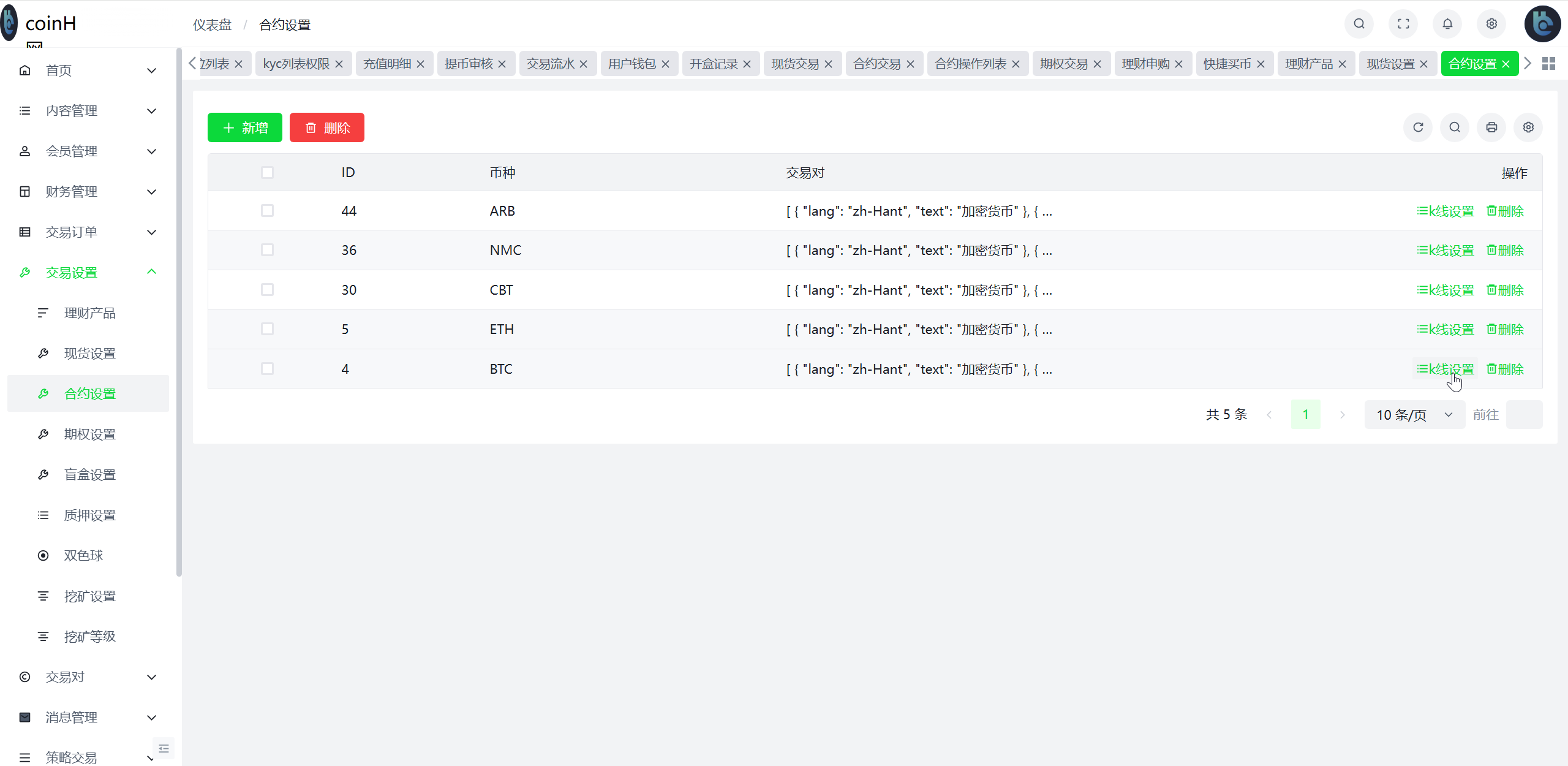 coinH多语言web3交易所源码/k线控制+逐仓全仓+闪期权交易+合约+现货交易+盲盒+质押生息+理财插图30