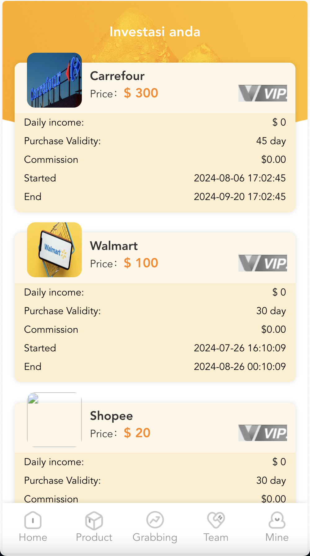 grabVIP超市刷单抢单源码/海外超市商城购物刷单投资理财源码/前端html+后端PHP+搭建教程插图8