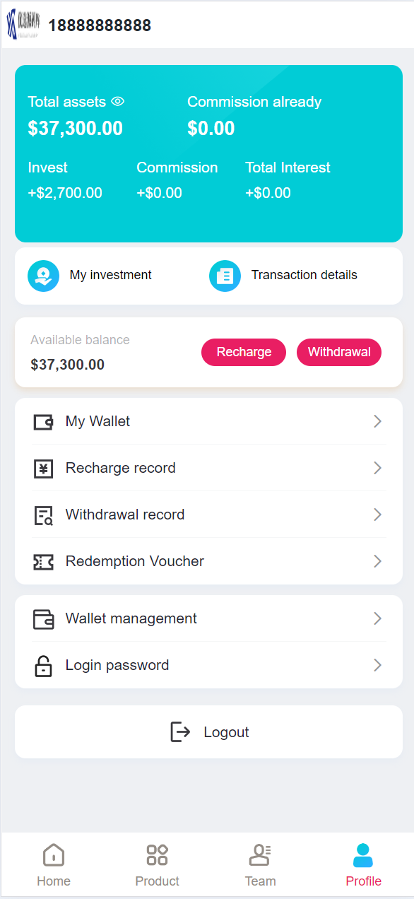 海外USD虚拟币产品共享投资理财系统+搭建教程插图8