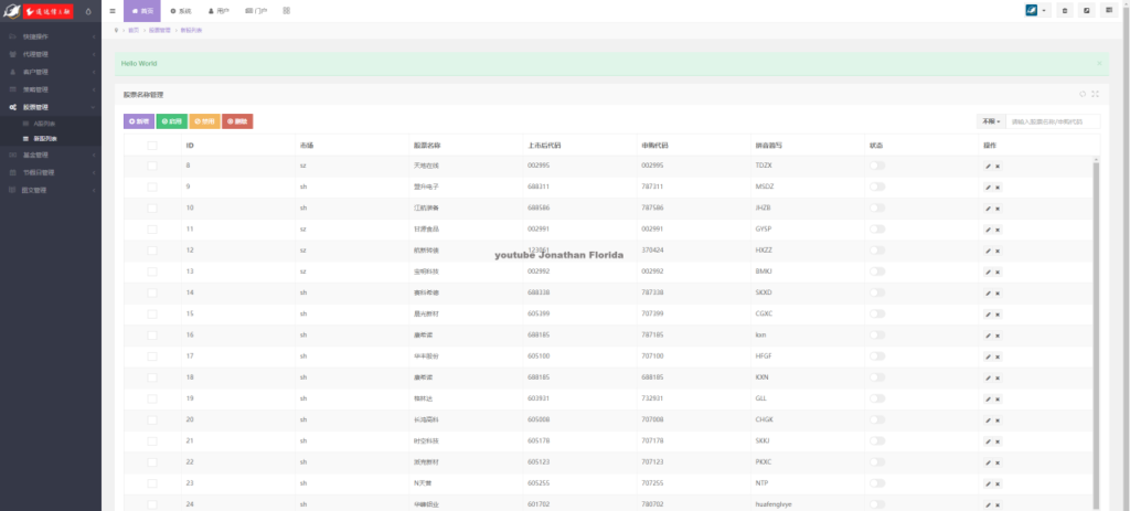 专业级股票交易系统 股票金融平台 带新股申购 通信达源码插图1