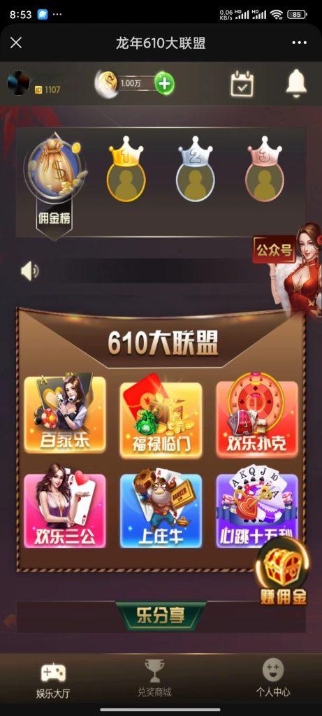 610大联盟H5金币棋牌源码+搭建教程-各种盘口搭建,软件开发,维护,定制