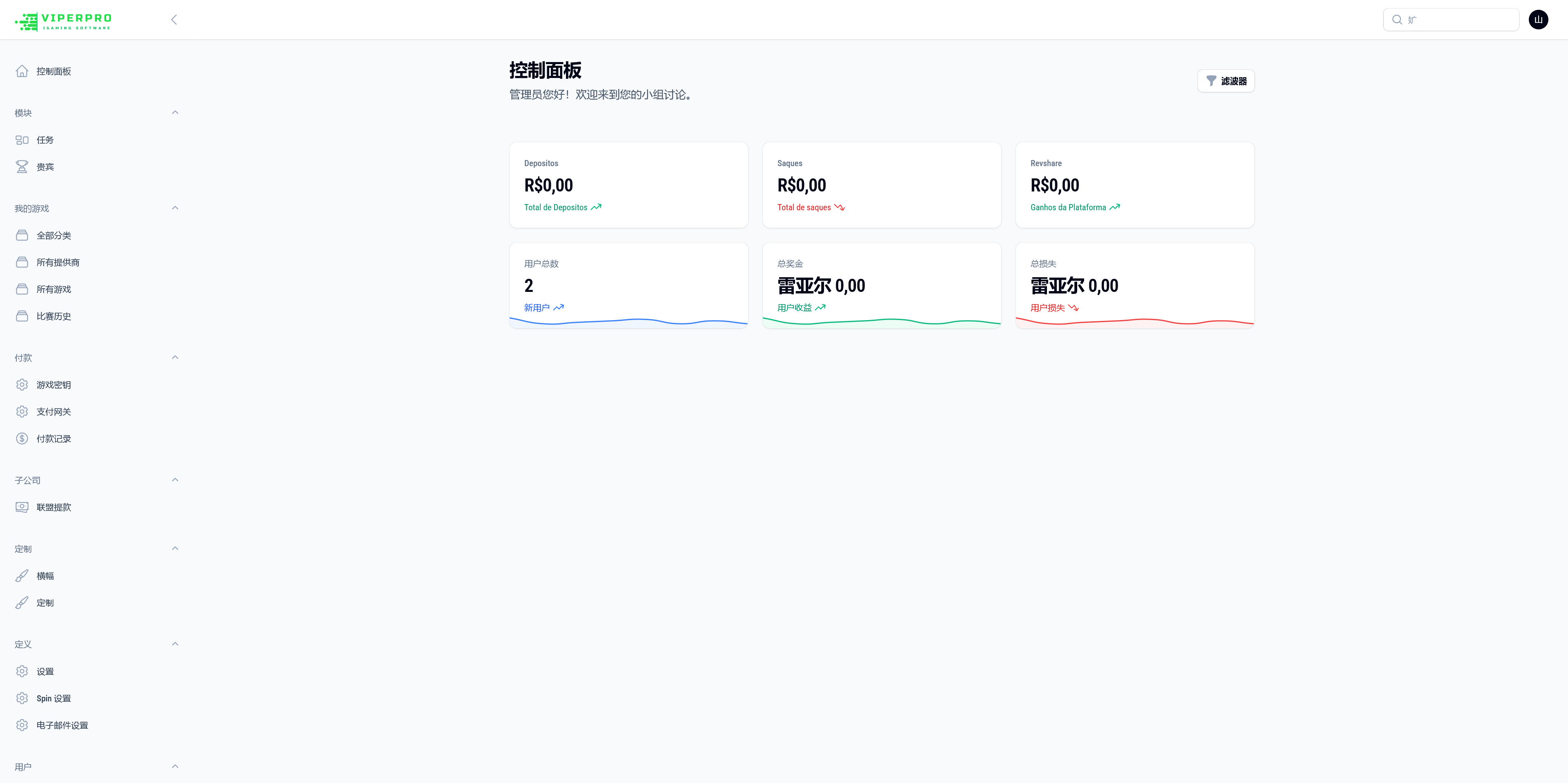 Viper Pro海外PG电子游戏源码/前后端PHP+搭建教程插图3