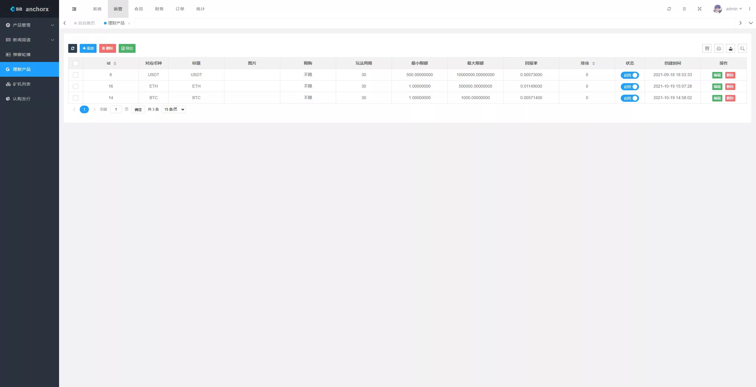 【AnchorX交易所】多语言交易所+币币交易+期权合约+永续合约+新币申购+矿机理财+C2C+前端UNIAPP插图13